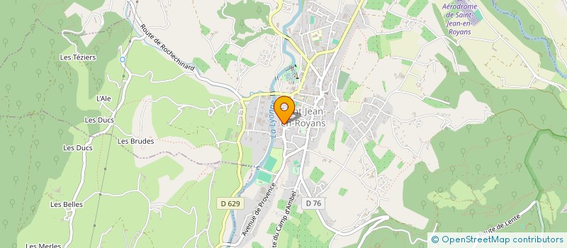 localisation de l'entreprise IE EVENT'S  SAINT-JEAN-EN-ROYANS