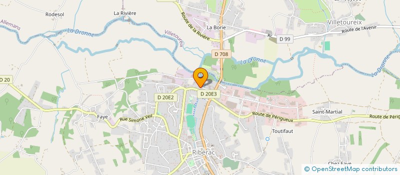 localisation de l'entreprise IE MONTPON IMMO  RIBERAC