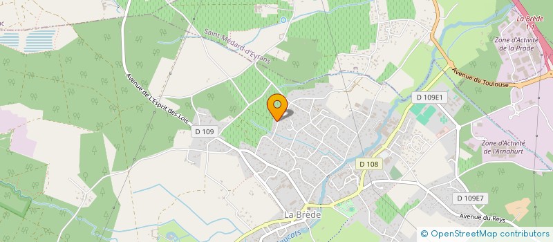 localisation de l'entreprise IE VILLENAVE D'ORNON IMMO  LA BREDE