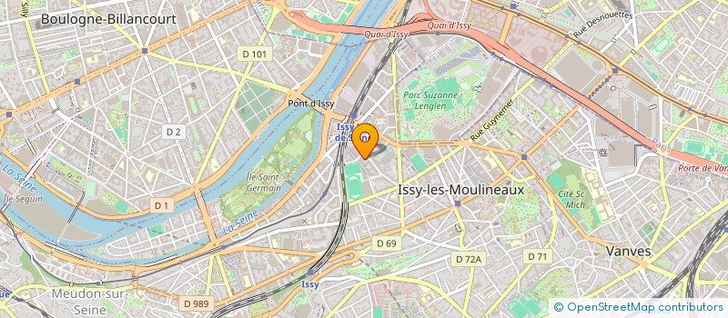 localisation de l'entreprise IEB AVOCATS à ISSY-LES-MOULINEAUX