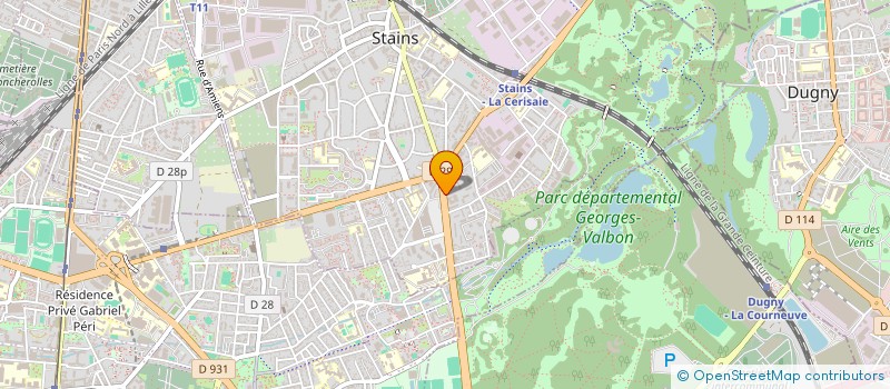 localisation de l'entreprise IEB I I à STAINS