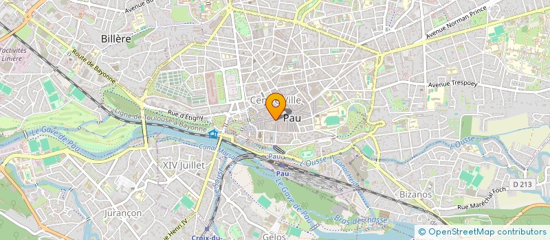 localisation de l'entreprise IEC-AFSA ECOLE SUPERIEURE à PAU