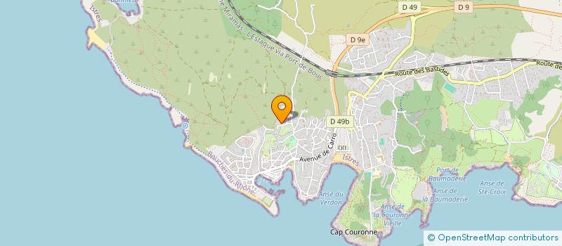 localisation de l'entreprise IEC IMMO  MARTIGUES