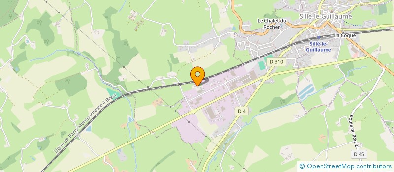 localisation de l'entreprise IEC INFRA  SILLE-LE-GUILLAUME