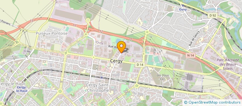 localisation de l'entreprise IEC TELECOM EUROPE  CERGY