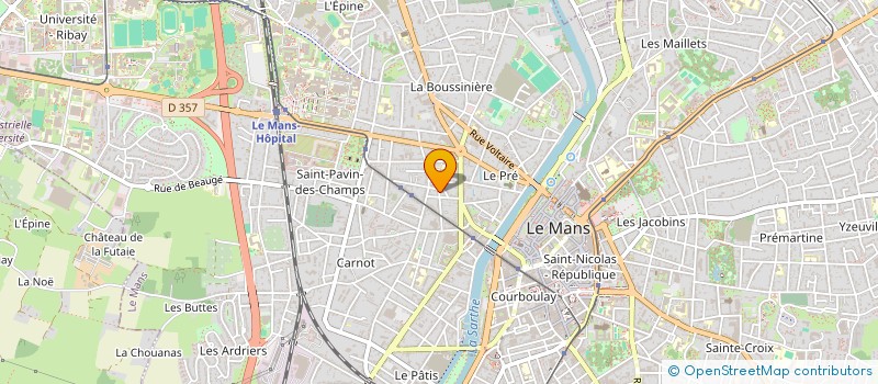 localisation de l'entreprise IEC TRANSPORT  LE MANS