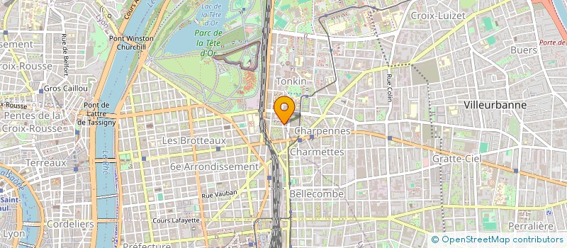 localisation de l'entreprise IECD  VILLEURBANNE