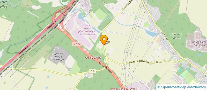 localisation de l'entreprise IECHA  MARCOUSSIS