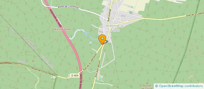 localisation de l'entreprise IED  ARBONNE-LA-FORET