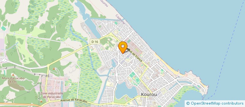 localisation de l'entreprise IEEC à KOUROU
