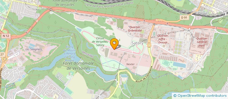localisation de l'entreprise IEED VEDECOM à VERSAILLES