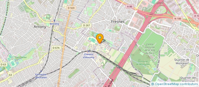 localisation de l'entreprise IEFTRADING à ANTONY