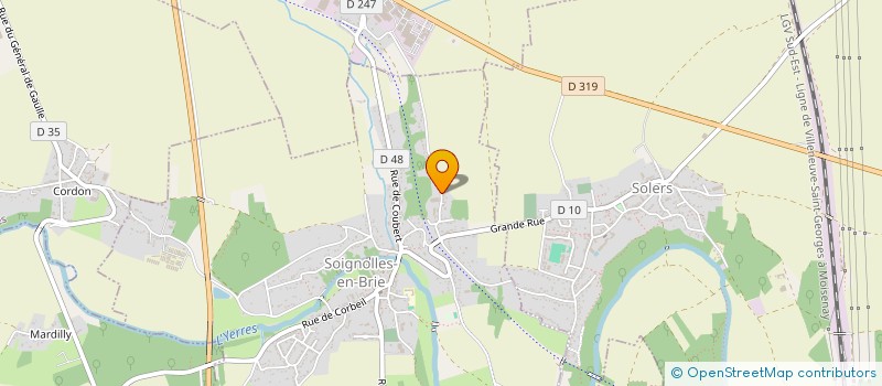 localisation de l'entreprise IEG  SOIGNOLLES-EN-BRIE