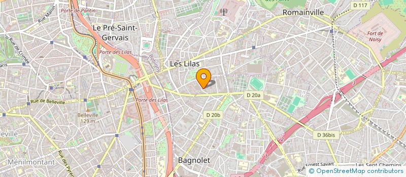localisation de l'entreprise IEIDF à BAGNOLET