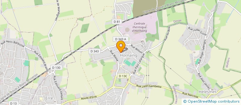 localisation de l'entreprise IEL à HORNAING