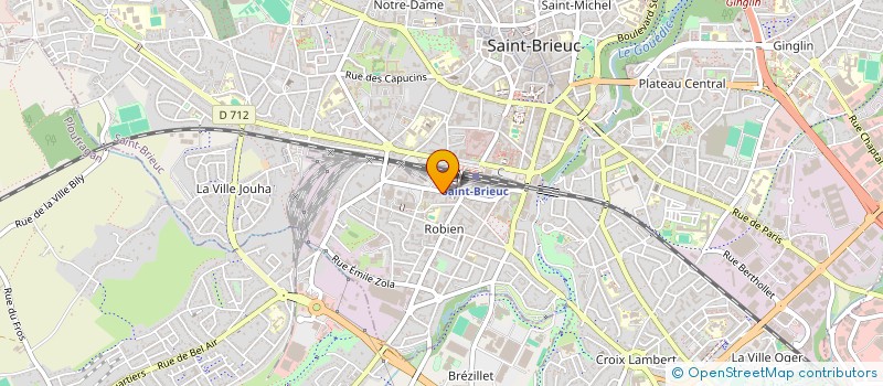 localisation de l'entreprise IEL ENR 100 à SAINT-BRIEUC