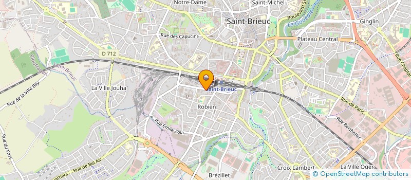 localisation de l'entreprise IEL ENR 136 à SAINT-BRIEUC