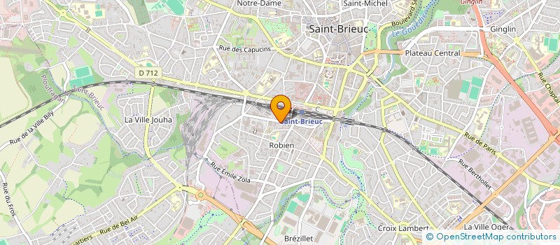 localisation de l'entreprise IEL ENR 189 à SAINT-BRIEUC