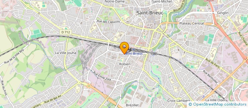 localisation de l'entreprise IEL ENR 193 à SAINT-BRIEUC