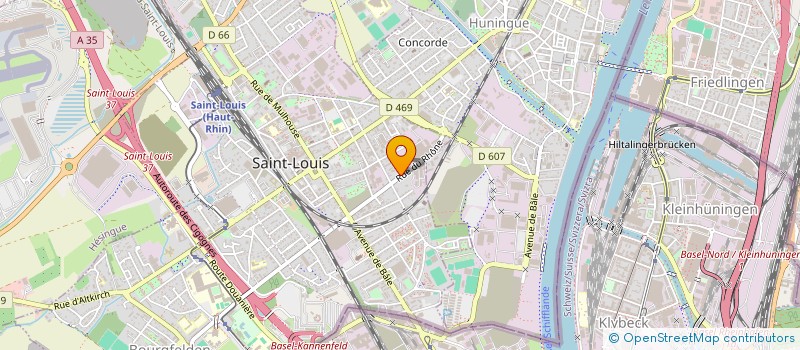 localisation de l'entreprise IEL EXPLOITATION 25  SAINT-LOUIS