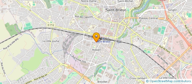 localisation de l'entreprise IEL EXPLOITATION 33 à SAINT-BRIEUC