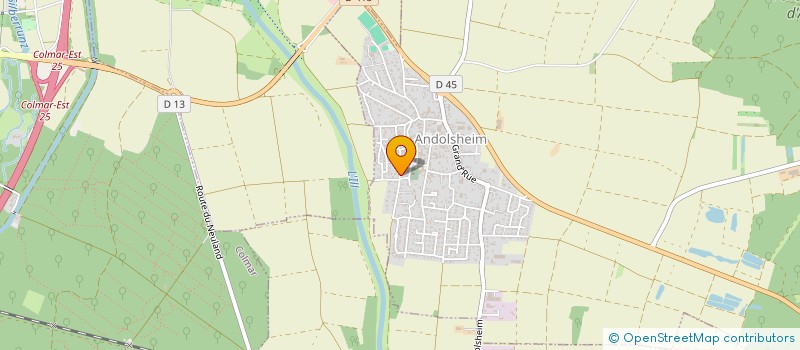 localisation de l'entreprise IELOPROD  ANDOLSHEIM