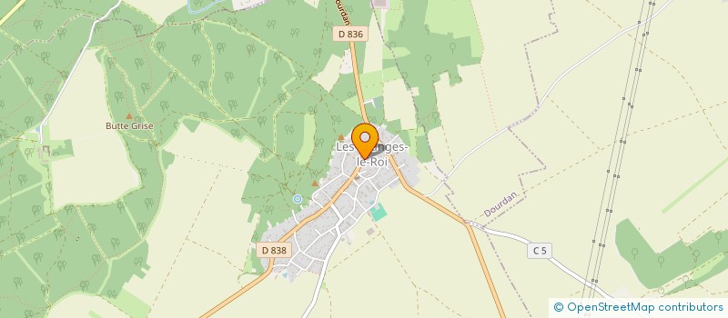localisation de l'entreprise IELYS INGENIERIE à LES GRANGES-LE-ROI