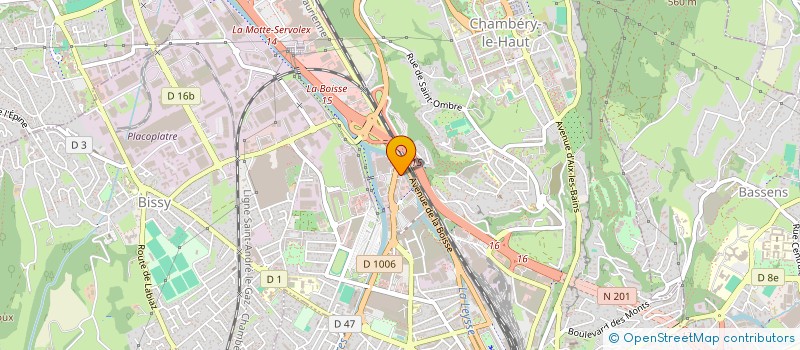 localisation de l'entreprise IEME - INGENIERIE, ECONOMIE ET MANAGEMENT D'ETUDES à CHAMBERY