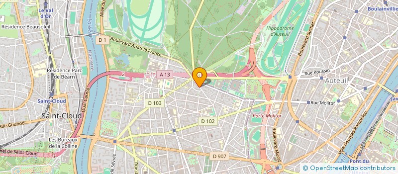 localisation de l'entreprise IENA à BOULOGNE-BILLANCOURT