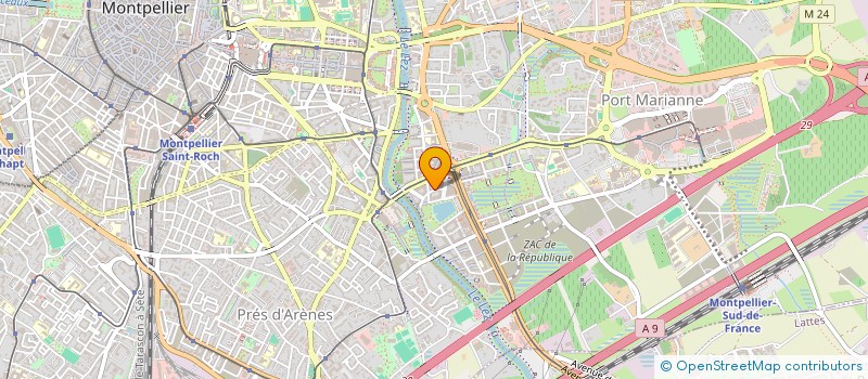 localisation de l'entreprise IENA à MONTPELLIER