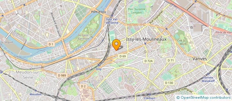 localisation de l'entreprise IENA AMBULANCES à ISSY-LES-MOULINEAUX