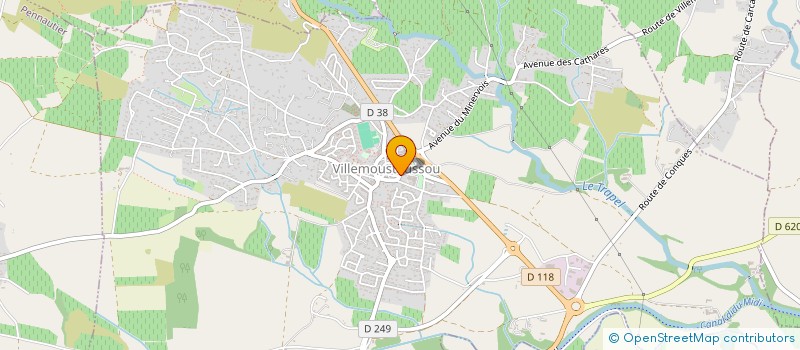 localisation de l'entreprise IENA - CAMPS à VILLEMOUSTAUSSOU