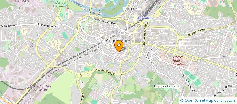 localisation de l'entreprise IENA CHAVOIX à ANGOULEME