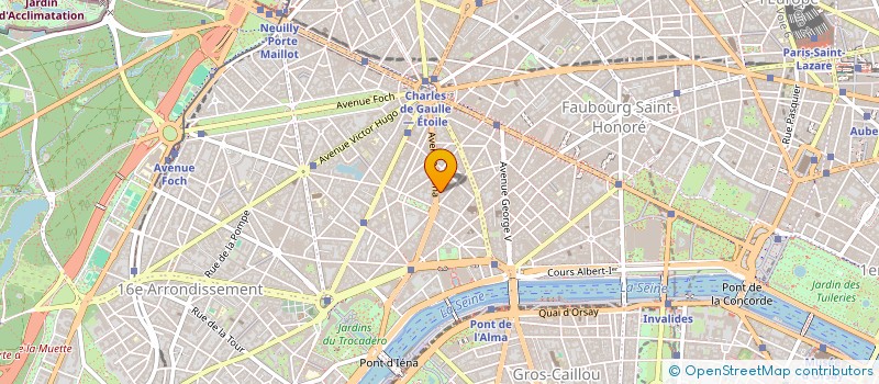 localisation de l'entreprise IENA INVESTISSEMENTS  PARIS