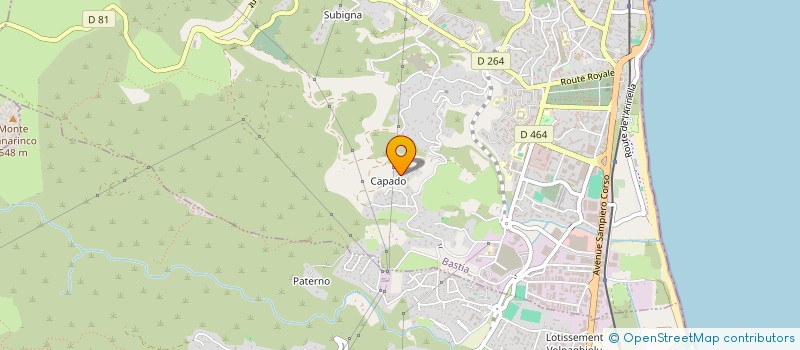 localisation de l'entreprise IENCO/POILLOT à BASTIA