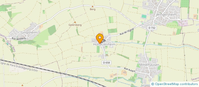 localisation de l'entreprise IEPAL COURTAGE  WINGERSHEIM LES QUATRE BANS