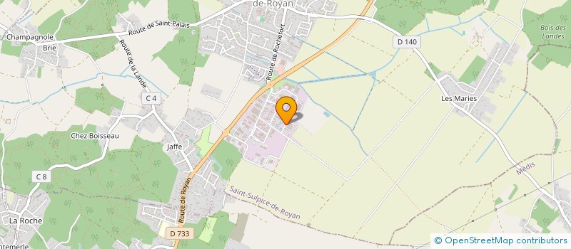 localisation de l'entreprise IEPR SERVICES à SAINT-SULPICE-DE-ROYAN