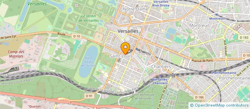 localisation de l'entreprise IER à VERSAILLES