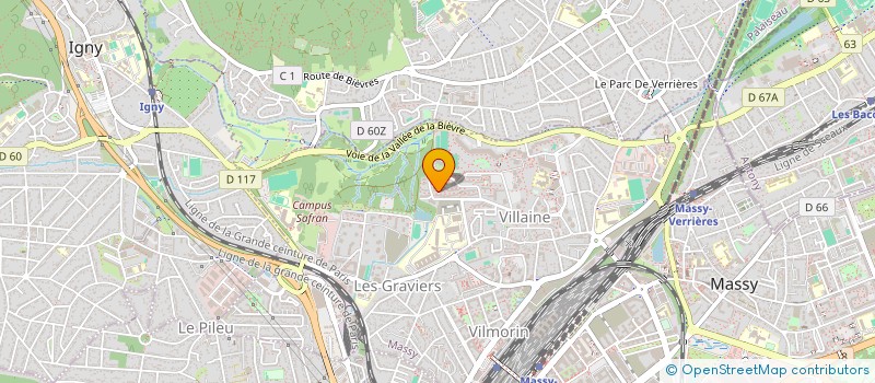 localisation de l'entreprise IERA SOLUTIONS D'ENTREPRISES  MASSY