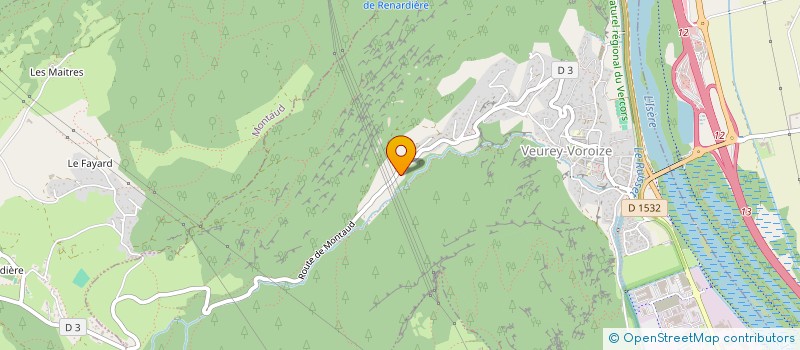 localisation de l'entreprise IES  VEUREY-VOROIZE