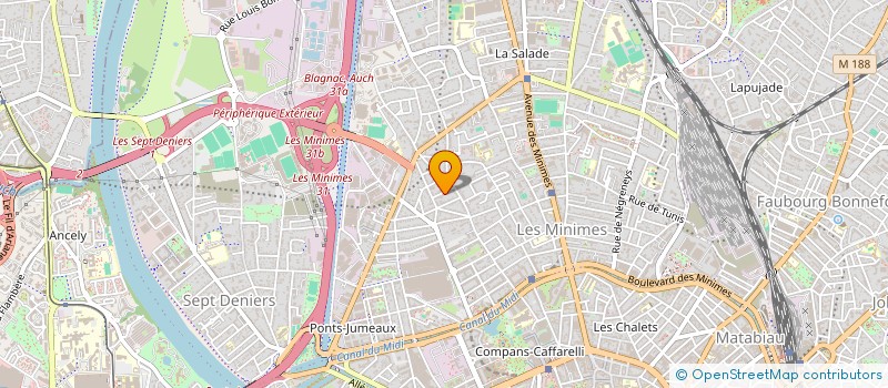 localisation de l'entreprise IES à TOULOUSE