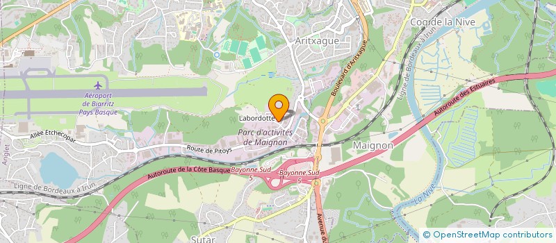 localisation de l'entreprise IES  ANGLET