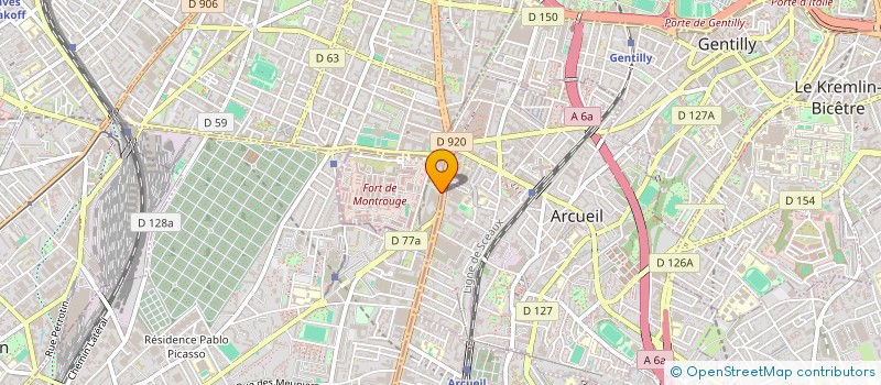localisation de l'entreprise IES INFORMATIQUE ETUDES SYSTEMES à BAGNEUX