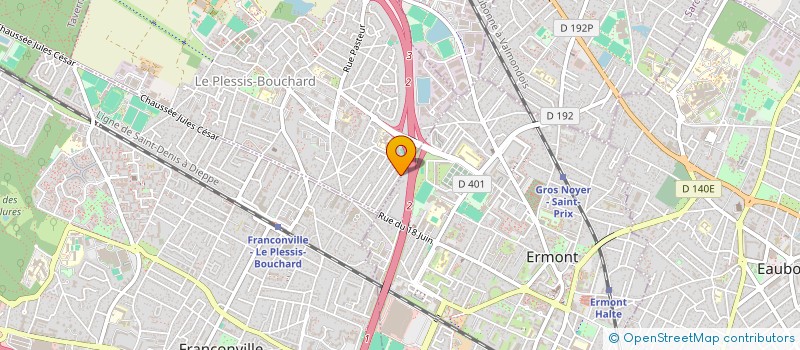 localisation de l'entreprise IET CENERT  LE PLESSIS-BOUCHARD