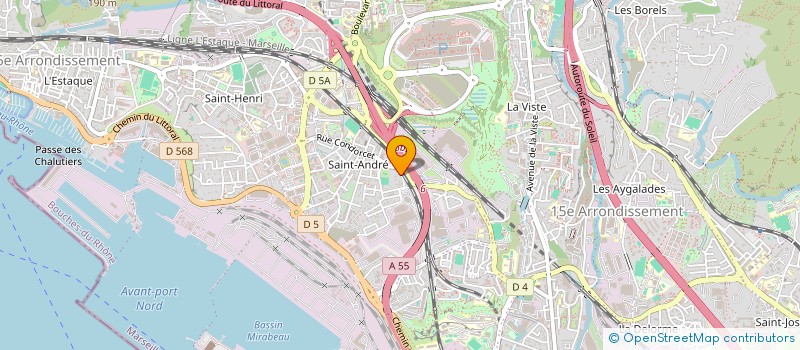 localisation de l'entreprise IET SOLUTIONS à MARSEILLE