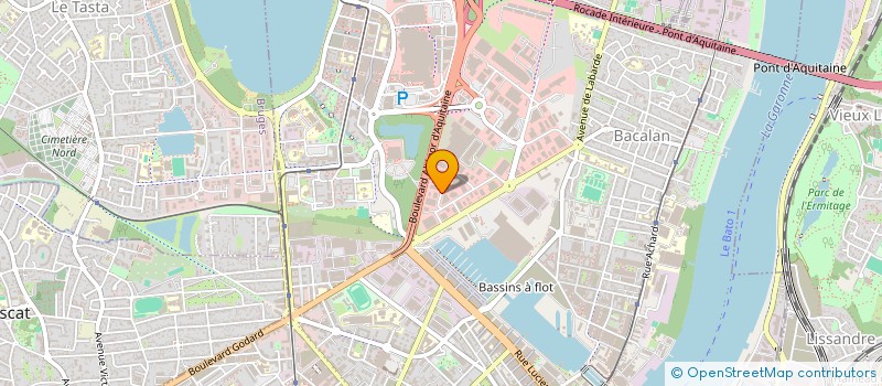 localisation de l'entreprise IET-SYSTEMS  BORDEAUX