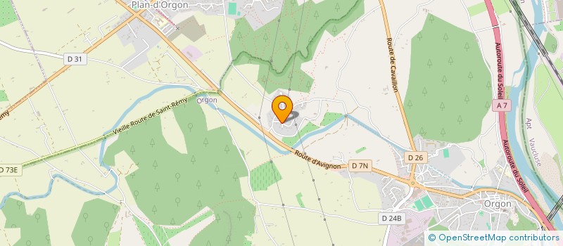 localisation de l'entreprise IETEC à ORGON