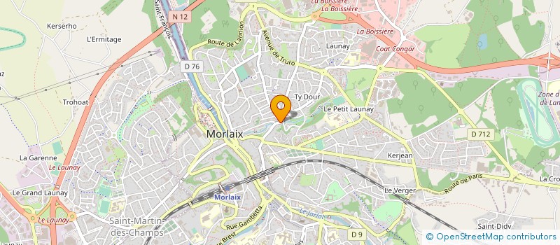 localisation de l'entreprise IF à MORLAIX