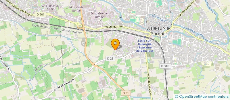 localisation de l'entreprise IF  L'ISLE-SUR-LA-SORGUE