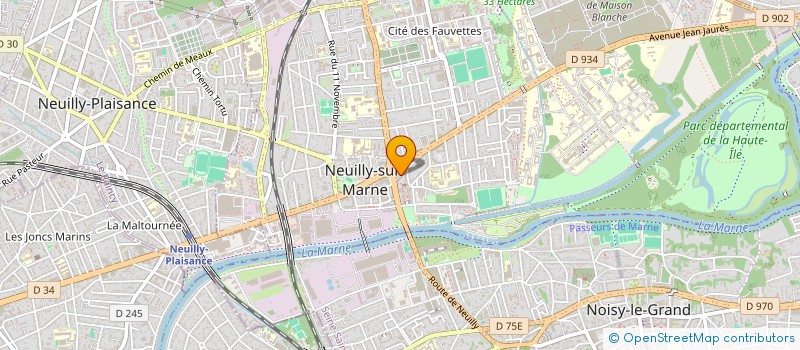 localisation de l'entreprise IF ASSUR à NEUILLY-SUR-MARNE